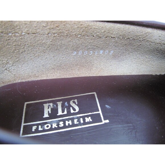 Florsheim Berkley FLS 17058-05 Mens Burgundy Leather Penny Loafers  US 11.5  B main image 13